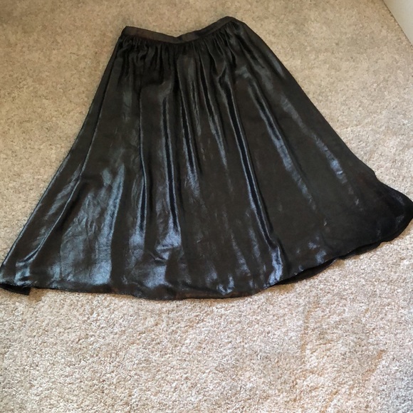 Zara metallic color midi skirt - Picture 1 of 9
